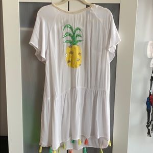 White Pineapple cover up🍍
